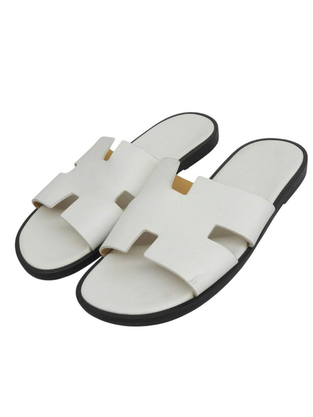Hermes Izmir Sandals White